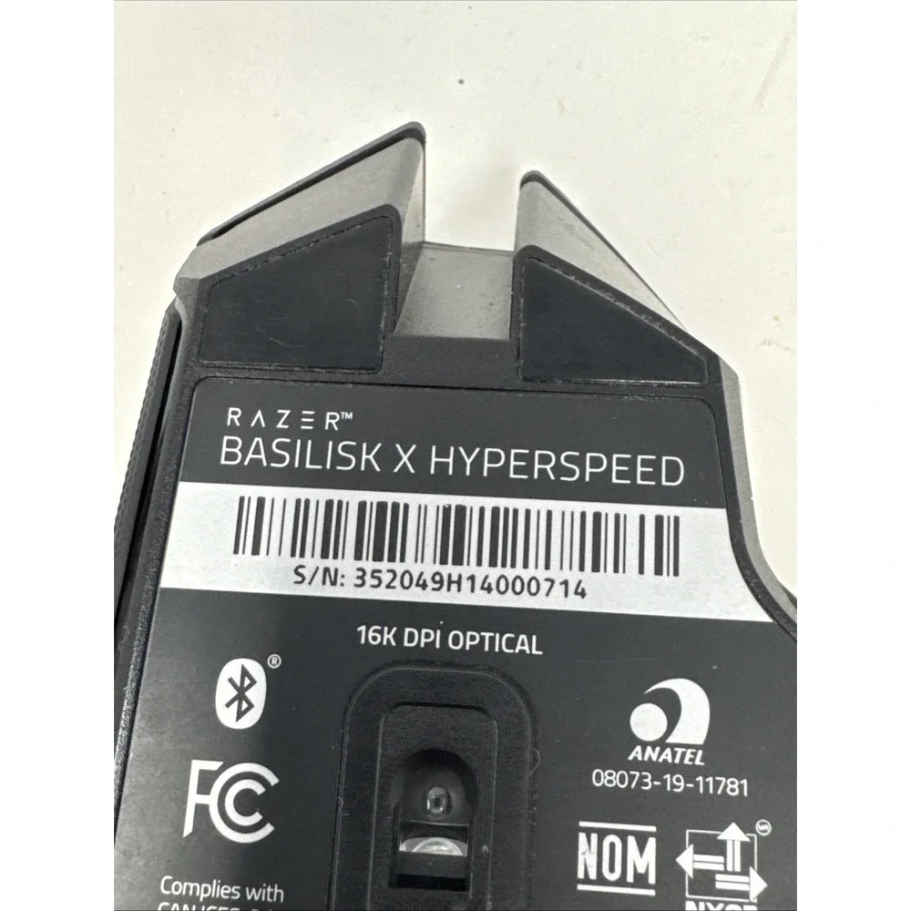 Razer Basilisk X Hyperspeed Wireless Gaming‎ Mouse RC30-031501 No 2.4GHz